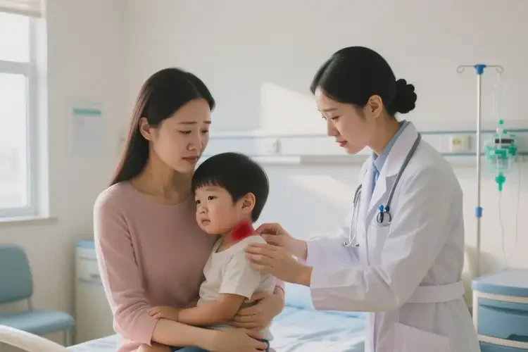 孩子脖子长湿疹可以治好吗(图3)