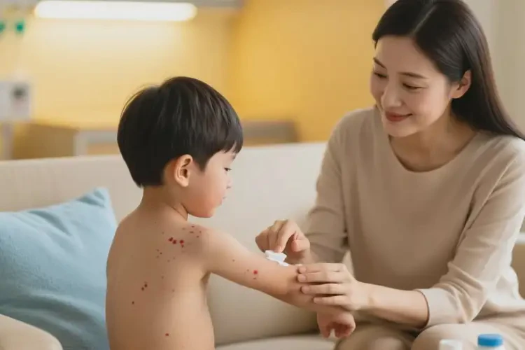 孩子手臂出现湿疹可以治好吗(图4)