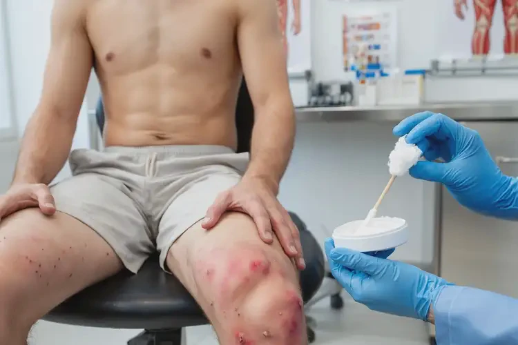 男生大腿上容易起湿疹可以治好吗(图3)