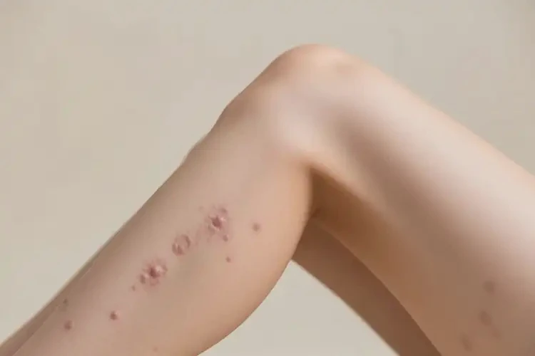 女生大腿偶尔长湿疹可以治好吗(图2)