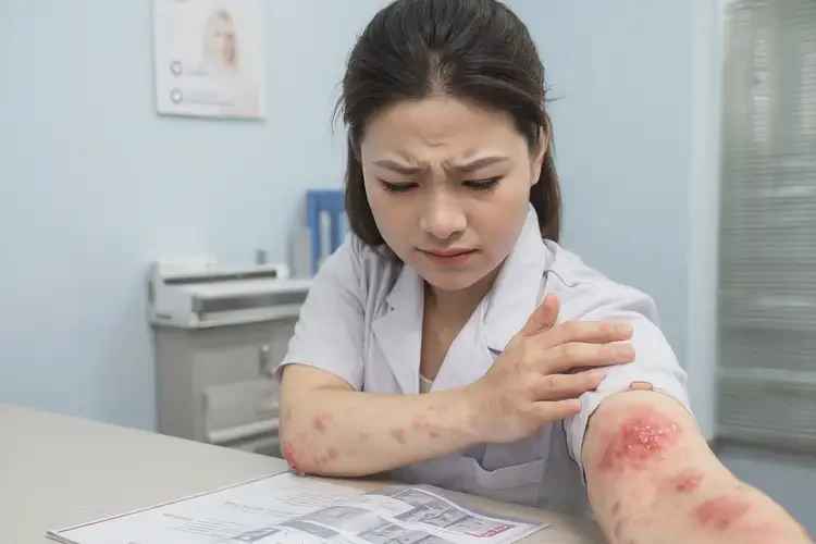 女生四肢偶尔起湿疹可以治好吗(图4)