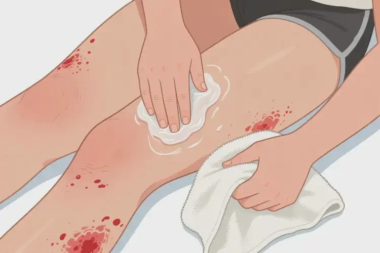 青年人大腿出湿疹可以治好吗(图3)