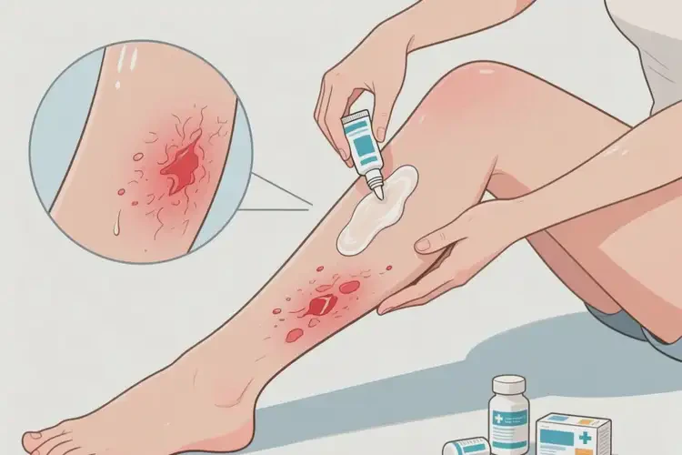 女生小腿上容易起湿疹可以治好吗(图3)