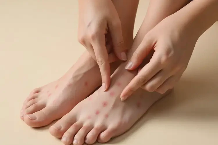 女生脚上容易长湿疹可以治好吗(图4)