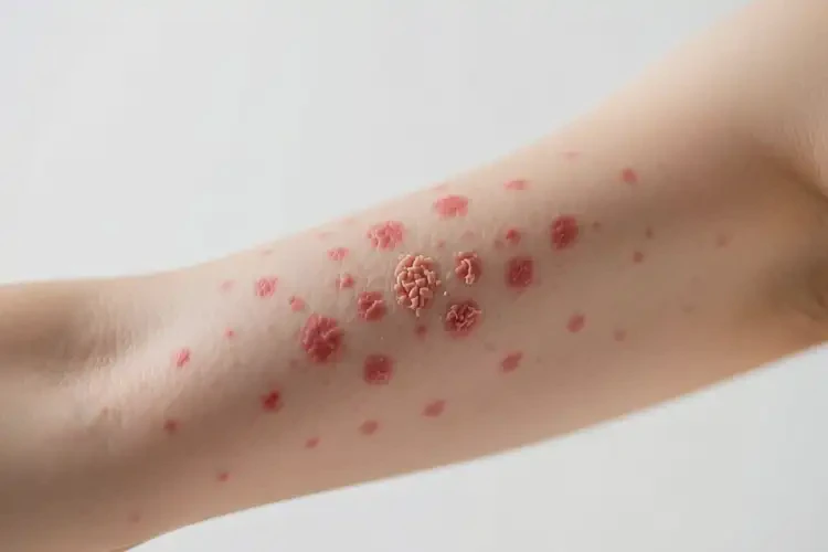 女性手臂出湿疹可以治好吗(图4)