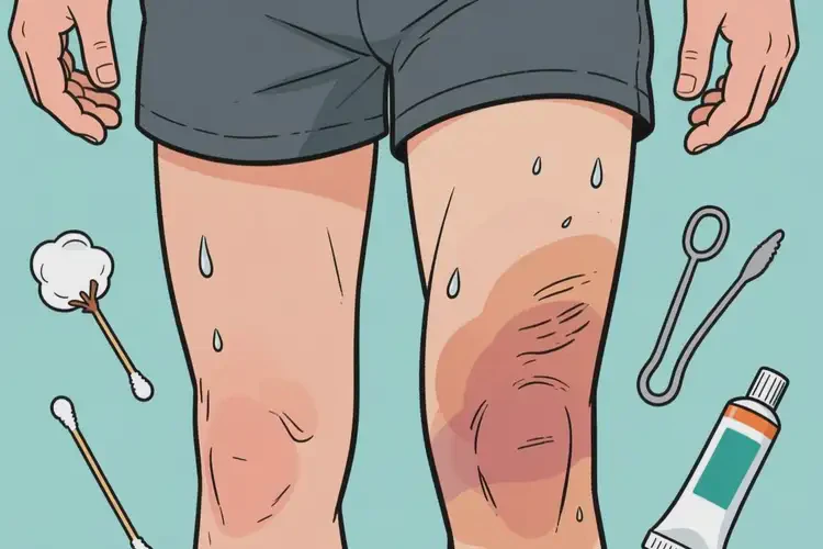 男生大腿上经常长湿疹可以治好吗(图2)
