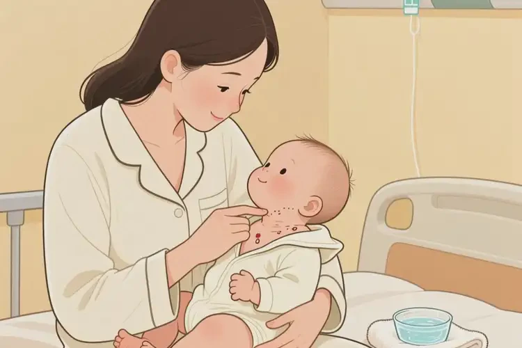 婴幼儿脖子上偶尔长湿疹可以治好吗(图3)