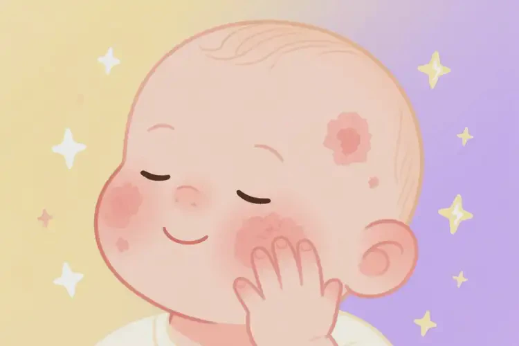 婴幼儿脸上出现湿疹可以治好吗(图2)