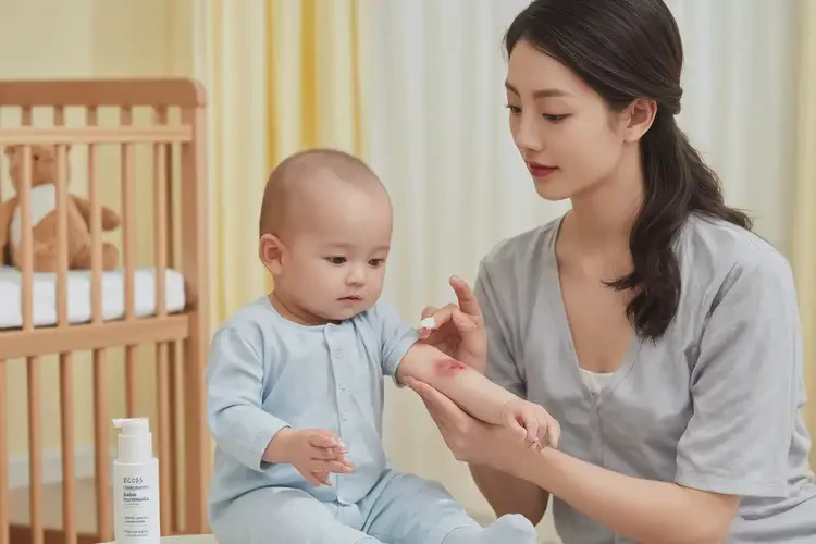 婴儿手臂上起湿疹可以治好吗(图2)
