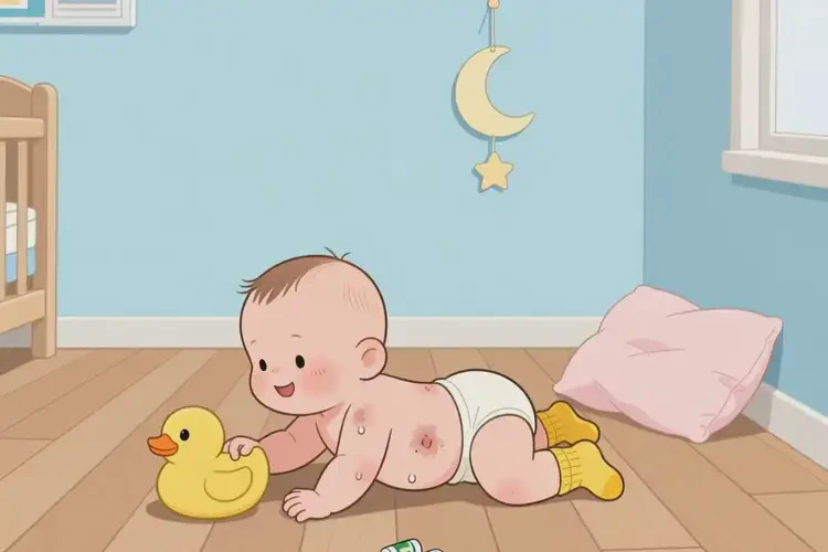 婴幼儿肚子偶尔起湿疹可以治好吗(图2)