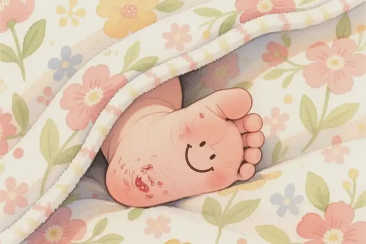 婴幼儿脚上起湿疹可以治好吗(图1)