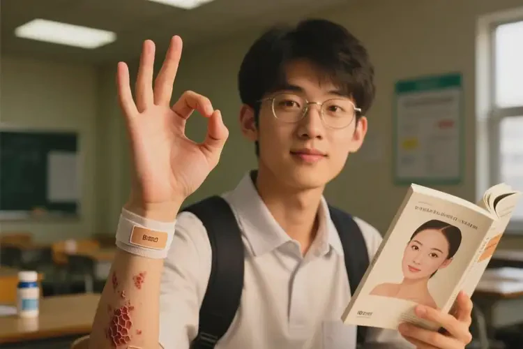 大学生手臂上起湿疹可以治好吗(图1)