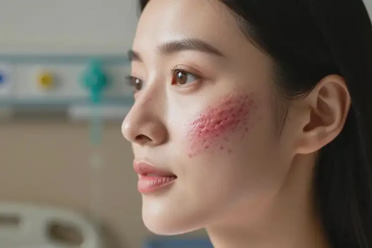女生脸上出现湿疹可以治好吗(图2)