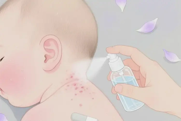 婴幼儿脖子上偶尔长湿疹可以治好吗(图1)