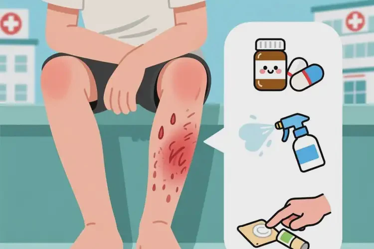 男生小腿上经常起湿疹可以治好吗(图1)