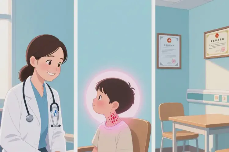 孩子脖子上偶尔起湿疹可以治好吗(图2)