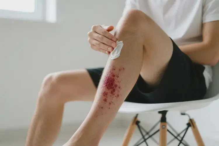 青年人小腿出现湿疹可以治好吗(图3)
