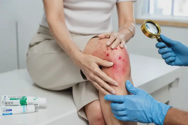 女性大腿上偶尔起湿疹可以治好吗(图4)