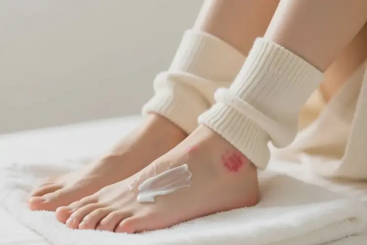 女生脚上容易长湿疹可以治好吗(图3)
