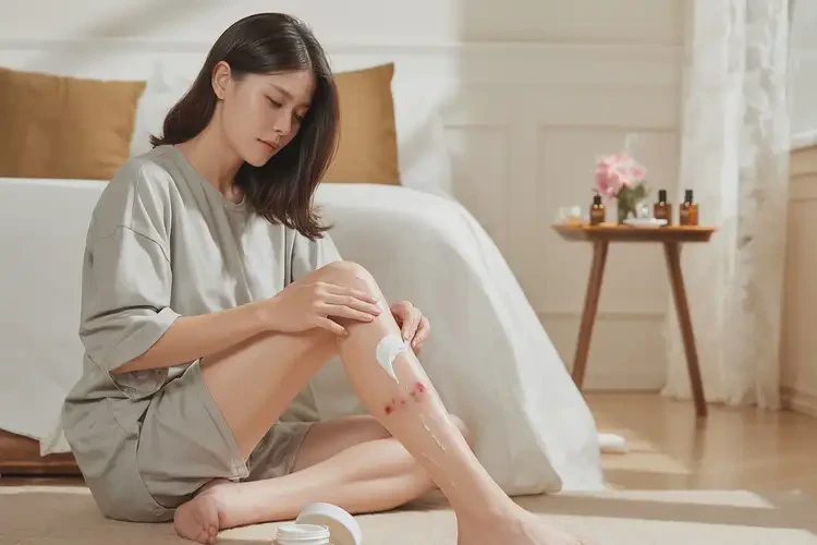 女生大腿出湿疹可以治好吗(图2)