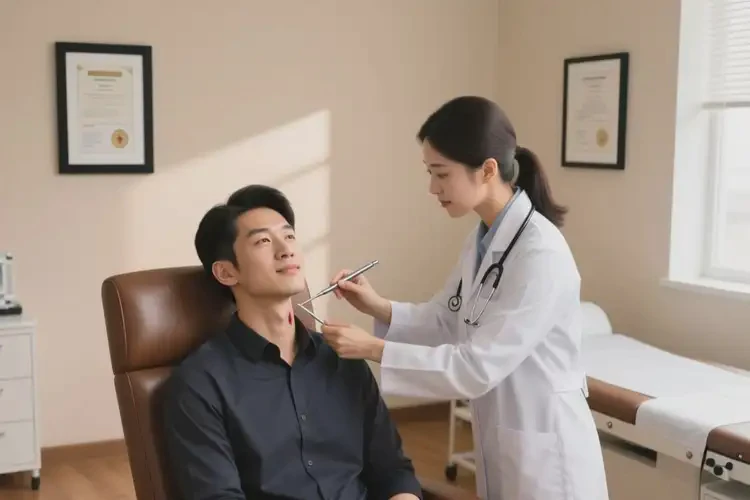 男生脖子上出现湿疹可以治好吗(图2)