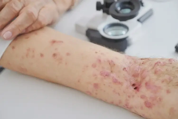 男性手臂上经常长湿疹可以治好吗(图4)