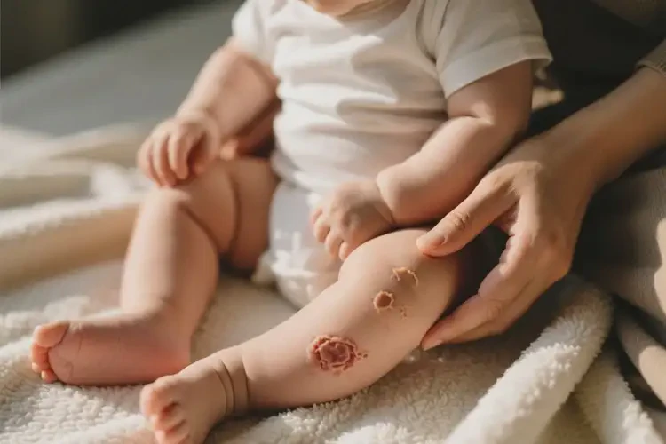 婴幼儿大腿上出现湿疹可以治好吗(图3)