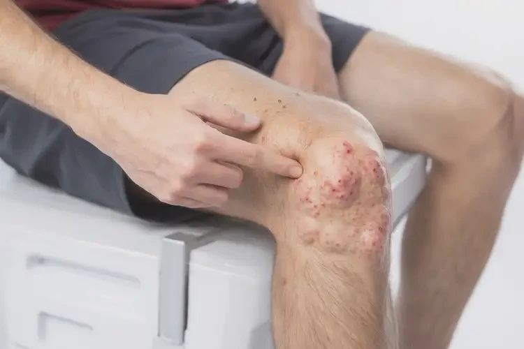 青年人大腿上出现湿疹可以治好吗(图4)