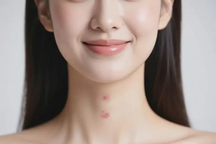女生脖子上偶尔长湿疹可以治好吗(图4)