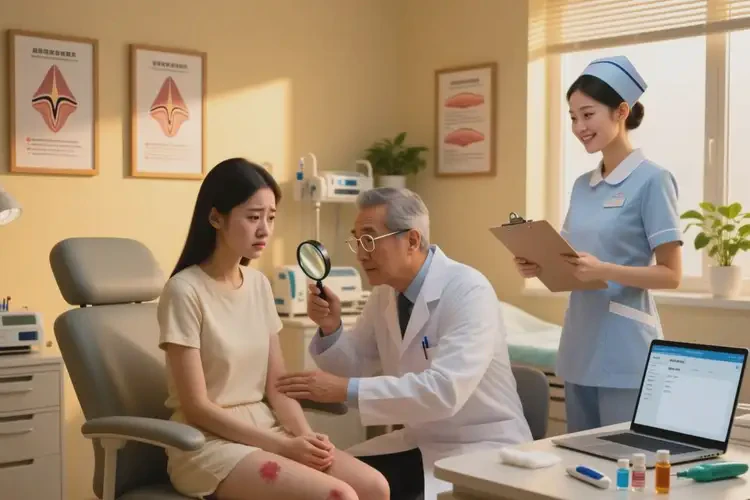 女生屁股长湿疹可以治好吗(图1)