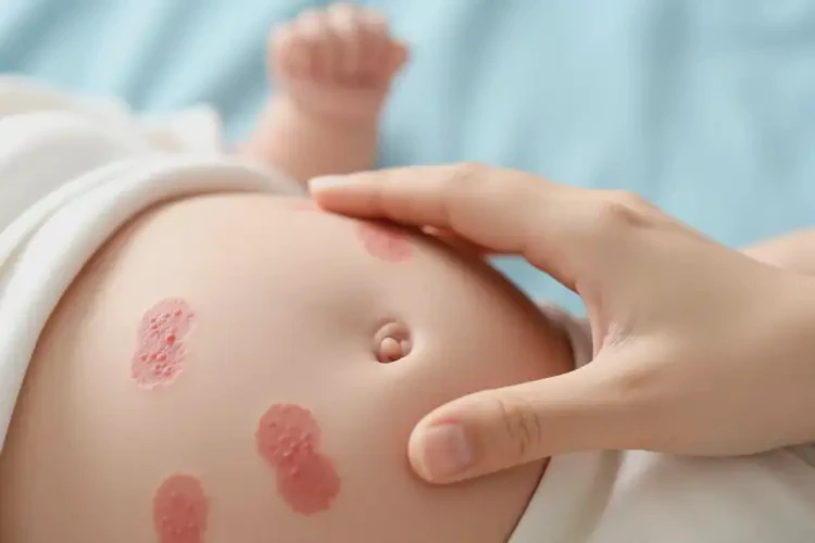 婴幼儿肚子上经常起湿疹可以治好吗(图3)