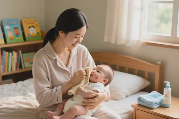 宝宝面部偶尔起湿疹能够彻底治愈吗(图1)