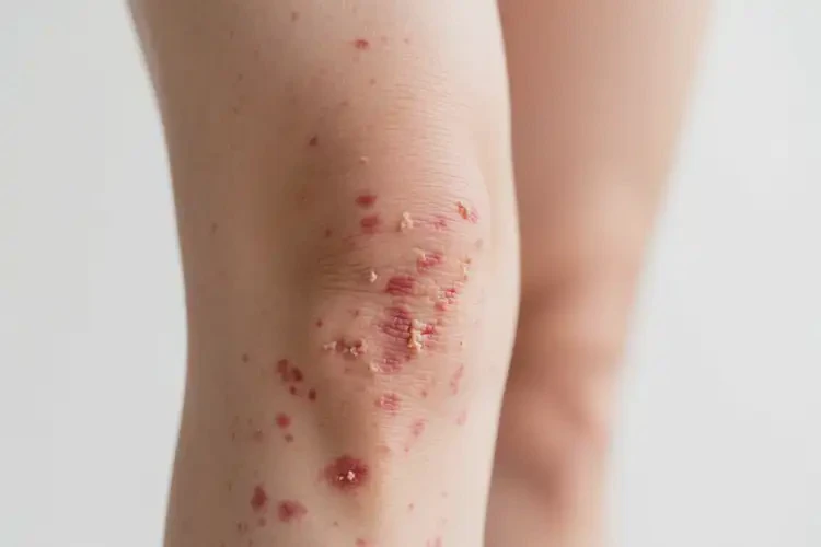 女性小腿偶尔起湿疹可以治好吗(图4)
