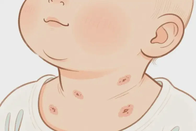 小儿脖子偶尔起湿疹可以治好吗(图2)
