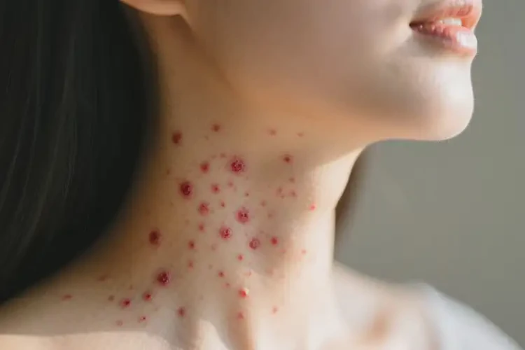 女性脖子上经常起湿疹可以治好吗(图2)