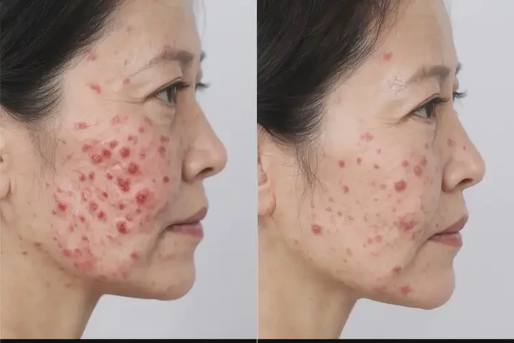 女性面部起湿疹可以治好吗(图4)