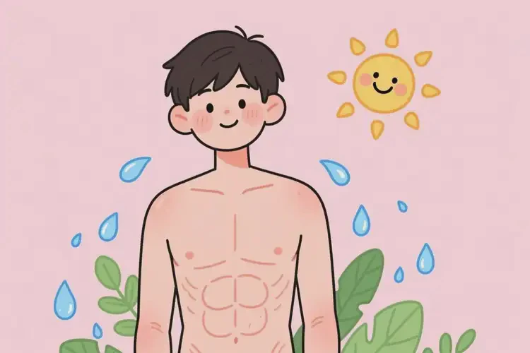 青年人肚子有湿疹可以治好吗(图3)