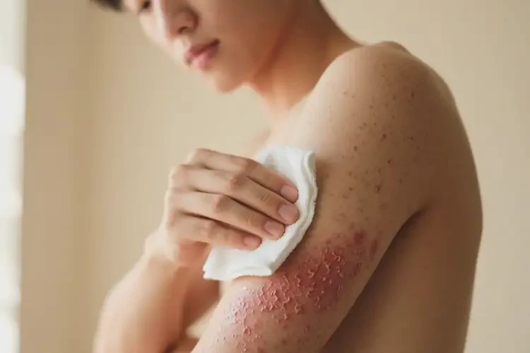男生身上偶尔起湿疹可以治好吗(图4)