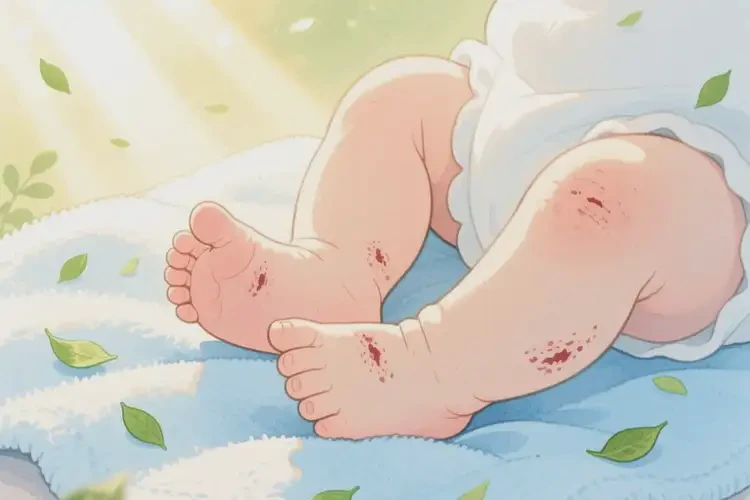 婴幼儿脚上起湿疹可以治好吗(图4)
