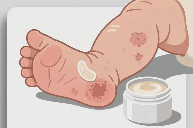 婴幼儿脚上起湿疹可以治好吗(图2)