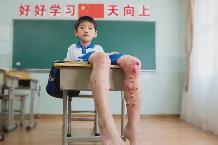 小学生小腿长湿疹不管它会自己好吗(图4)