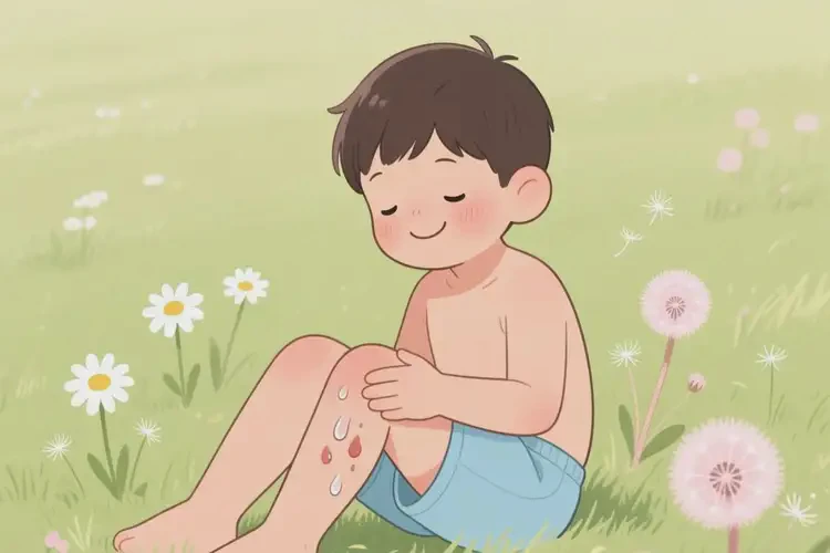 小儿大腿上出湿疹可以治好吗(图3)
