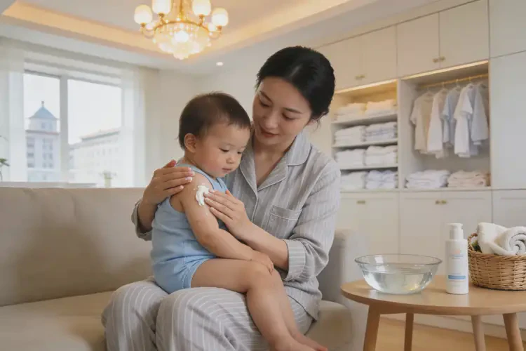 孩子身上偶尔起湿疹可以治好吗(图2)