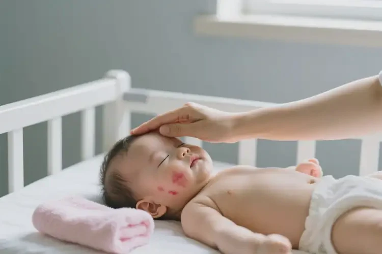 婴幼儿面部经常长湿疹可以治好吗(图1)