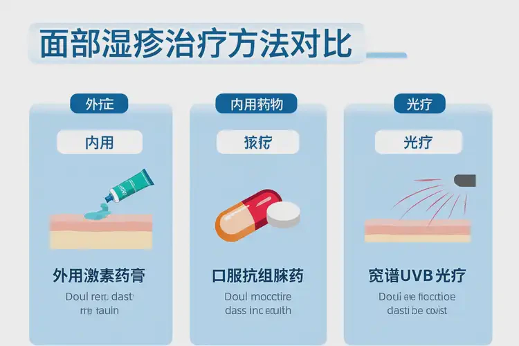女性面部起湿疹可以治好吗(图1)