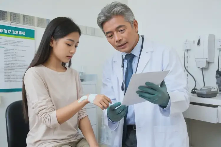 女性手臂上出现湿疹可以治好吗(图3)