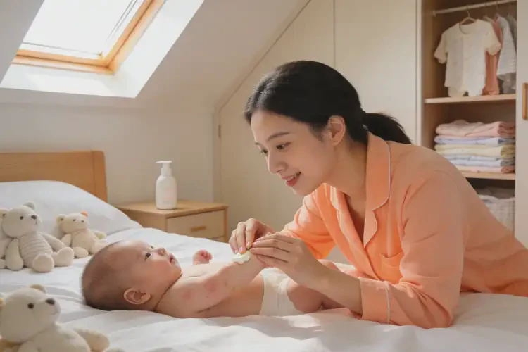 新生儿身上起湿疹可以治好吗(图3)