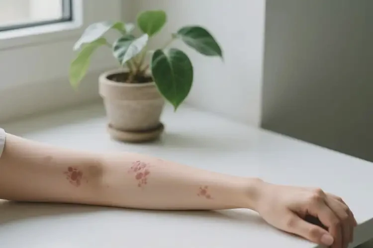 女生手臂上偶尔起湿疹可以治好吗(图2)