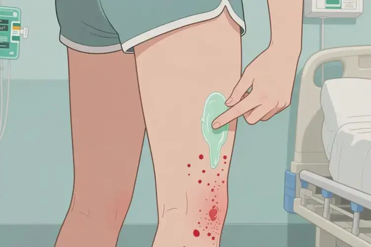 青年人大腿出湿疹可以治好吗(图2)