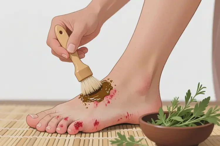 女性脚上偶尔起湿疹可以治好吗(图1)